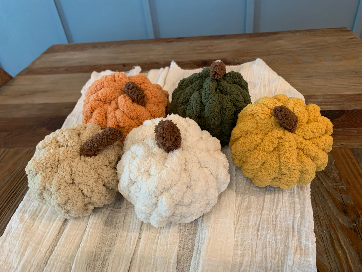 Chunky Knit Pumpkins