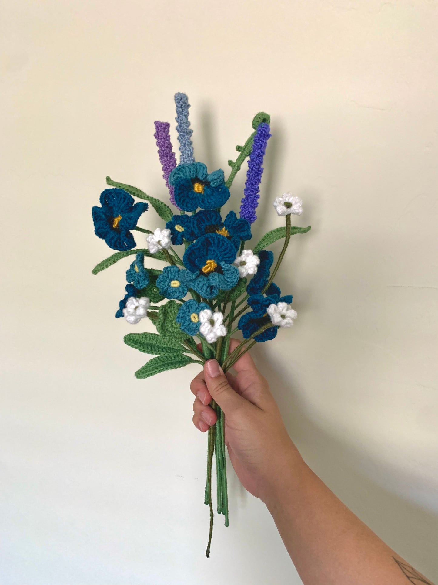 Pansy and Lavender Bouquet