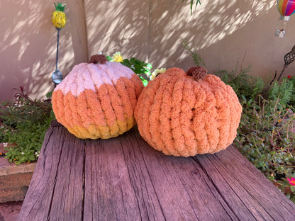 Chunky Knit Pumpkins